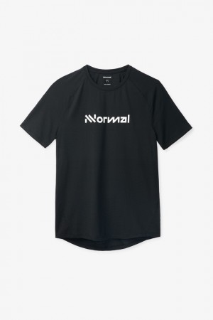 NNormal Race T-shirt NN Czarne | HQI278153