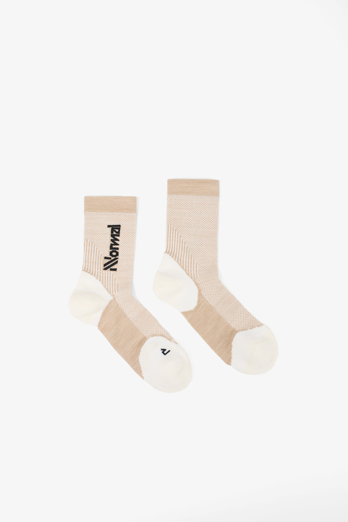 NNormal Merino socks 2 Beżowe | VJB672095