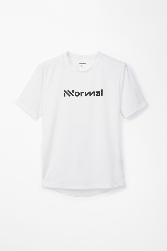 NNormal Race T-shirt Białe | DVJ405792