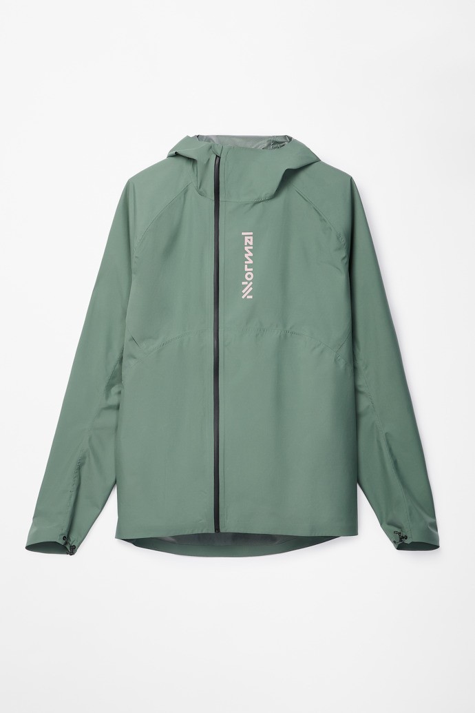 NNormal Trail Rain Jacket Zielone | QWF425768